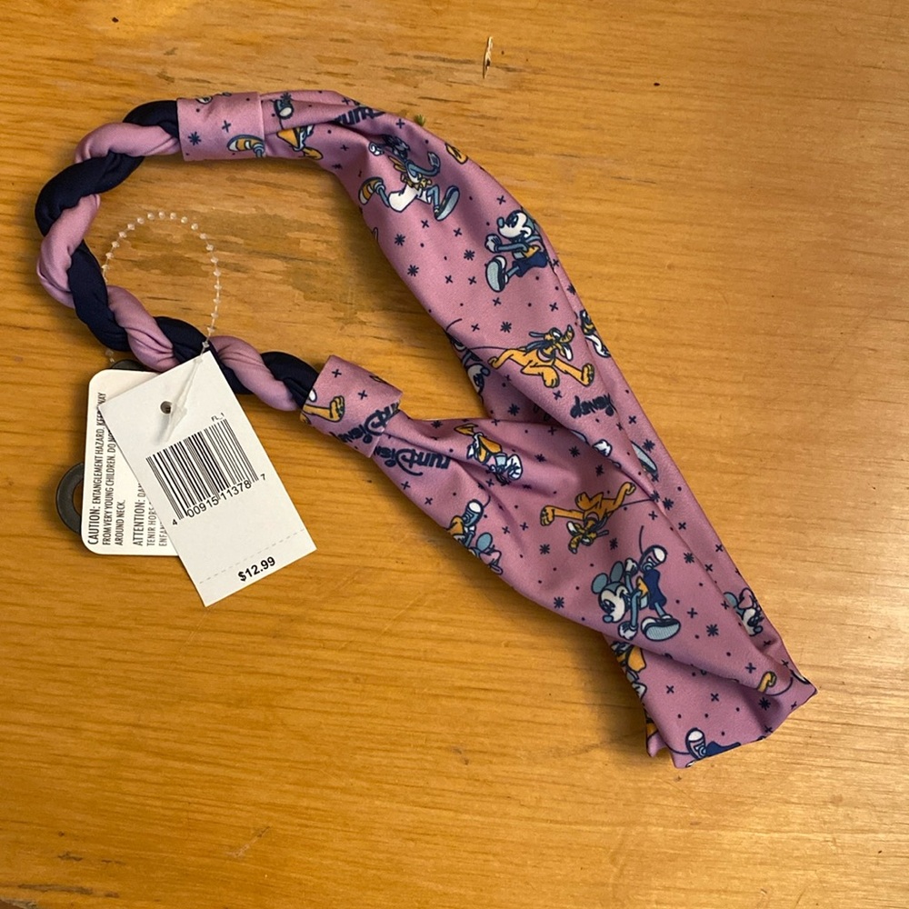 NWT runDisney Purple/Navy Headband